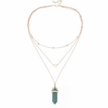 Load image into Gallery viewer, Opal Pink Stone Necklace
