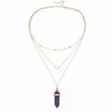Load image into Gallery viewer, Opal Pink Stone Necklace