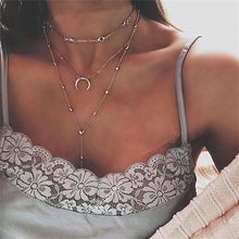 Load image into Gallery viewer, Gold Star Rod Necklace