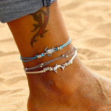 Load image into Gallery viewer, Blue Turtle Anklet