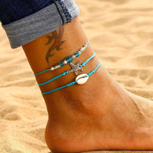 Load image into Gallery viewer, Blue Shell Anklet