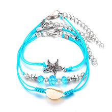Load image into Gallery viewer, Blue Shell Anklet