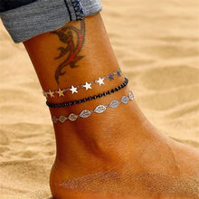 Load image into Gallery viewer, Silver Star Anklet