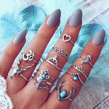 Load image into Gallery viewer, 12 Pcs/ Deer Head Ring