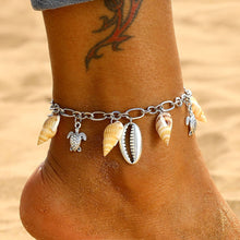 Load image into Gallery viewer, Shell Turtle Anklet