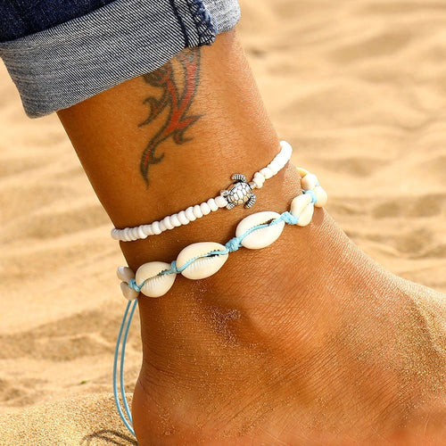 Shell Turtle Anklet